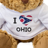 I Love Ohio Flag - Teddy Bear