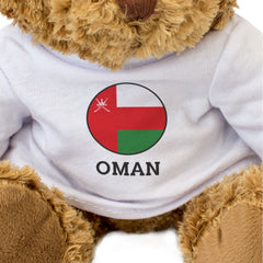 OMAN FLAG ROUNDEL - Teddy Bear - Cute Cuddly Soft - Omani Gift Present
