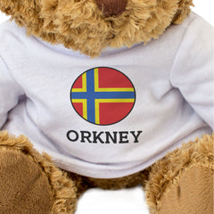ORKNEY FLAG ROUNDEL - Teddy Bear - Cute Cuddly Soft - Scotland Gift Present