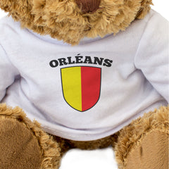 ORLEANS FLAG - Teddy Bear - Cute Cuddly Soft Adorable - France Gift Present