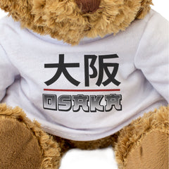 OSAKA (KANJI) - Teddy Bear - Cute Cuddly - Japanese Souvenir Gift Present