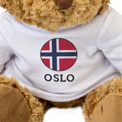 OSLO (NORWAY FLAG ROUNDEL) - Teddy Bear - Funny Souvenir Gift Present