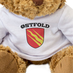 ØSTFOLD FLAG - Teddy Bear - Cute Cuddly Soft Adorable - Norway Gift Present
