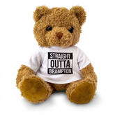Straight Outta Brampton teddy bear, front view