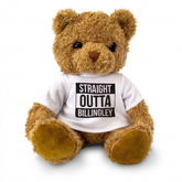 Straight Outta Billingley teddy bear, front view