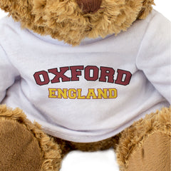 OXFORD, ENGLAND - Teddy Bear - Cute Cuddly Soft - Funny University Gift Present