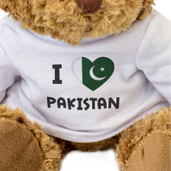 I LOVE PAKISTAN FLAG - Teddy Bear - Cute Cuddly Soft - Pakistani Gift Present