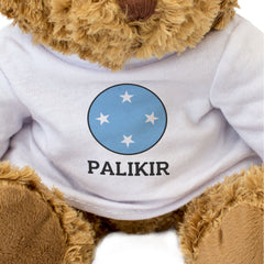 PALIKIR (MICRONESIA FLAG ROUNDEL) - Teddy Bear - Cute - Souvenir Gift Present