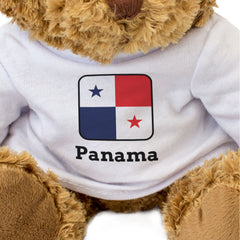 PANAMA FLAG SQUARE - Teddy Bear - Cute Funny - Panamanian Souvenir Gift Present