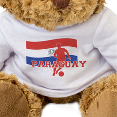 PARAGUAY FLAG (FOOTBALL) - Teddy Bear - Paraguayan Soccer Fan Gift Present