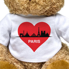 Paris Skyline - Teddy Bear - Gift Present