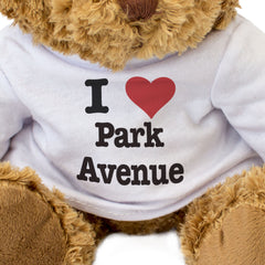 I LOVE PARK AVENUE - Teddy Bear - Cute Cuddly Soft - New York Gift Present