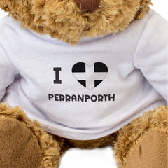 I LOVE PERRANPORTH (CORNWALL FLAG) - Teddy Bear - Cute - Cornish Gift Present