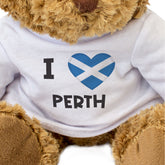 I Love Perth (Scotland Flag) - Teddy Bear