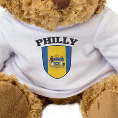 PHILLY FLAG - Teddy Bear - Cute Cuddly - Philadelphia, Pennsylvania Gift Present
