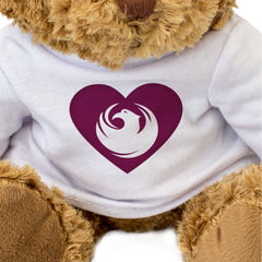 PHOENIX CITY FLAG HEART - Teddy Bear - Cute Cuddly Soft - Arizona Gift Present