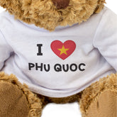 I Love Phu Quoc (Vietnam Flag) - Teddy Bear