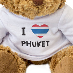 I Love Phuket (Thailand Flag) - Teddy Bear