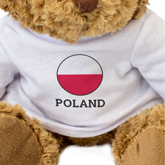 POLAND FLAG ROUNDEL - Teddy Bear - Cute Cuddly Soft - Polish Gift Present