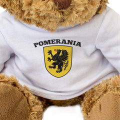 POMERANIA FLAG - Teddy Bear - Cute Cuddly Soft - Poland Polska Gift Present