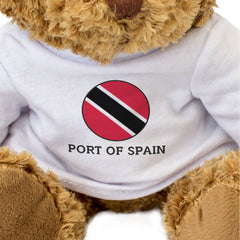 PORT OF SPAIN (TRINIDAD FLAG ROUNDEL) - Teddy Bear - Cute Souvenir Gift Present