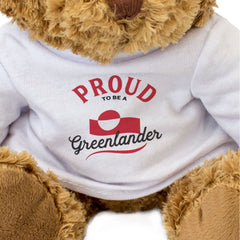 PROUD TO BE A GREENLANDER - Teddy Bear - Cute Cuddly - Greenland Gift Present