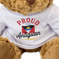 PROUD TO BE ANTIGUAN - Teddy Bear - Cute Cuddly Soft - Antigua Gift Present
