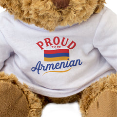 PROUD TO BE ARMENIAN - Teddy Bear - Cute Cuddly Soft - Armenia Gift Present