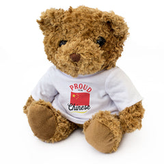 PROUD TO BE CHINESE - Teddy Bear - Cute Cuddly Soft - China Gift Present