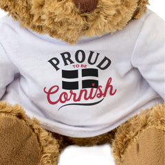 PROUD TO BE CORNISH - Teddy Bear - Cute Cuddly Soft - Cornwall Gift Present