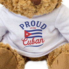PROUD TO BE CUBAN - Teddy Bear - Cute Cuddly Soft Adorable - Cuba Gift Present