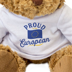 PROUD TO BE EUROPEAN - Teddy Bear - Cute Cuddly Soft - EU Europe Gift Present