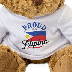 PROUD TO BE FILIPINO - Teddy Bear - Cute Cuddly Soft - Philippines Gift Present
