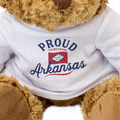 PROUD TO BE FROM ARKANSAS - Teddy Bear - Cute Cuddly Soft - Gift Present