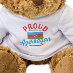 PROUD TO BE FROM AZERBAIJAN - Teddy Bear - Cute - Azerbaijani Gift Present