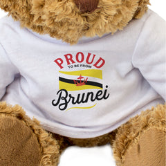 PROUD TO BE FROM BRUNEI - Teddy Bear - Cute Cuddly Soft Adorable - Gift Present