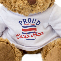 PROUD TO BE FROM COSTA RICA - Teddy Bear - Cute - Costa Rican Gift Present