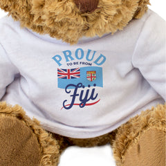PROUD TO BE FROM FIJI - Teddy Bear - Cute Cuddly Soft - Fijian Gift Present