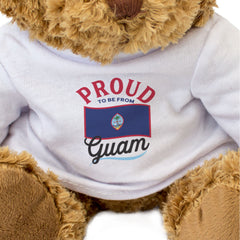 PROUD TO BE FROM GUAM - Teddy Bear - Cute Cuddly Soft - Gift Present