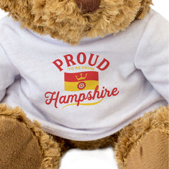 PROUD TO BE FROM HAMPSHIRE - Teddy Bear - Cute Cuddly Soft - Gift Present