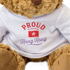 PROUD TO BE FROM HONG KONG - Teddy Bear - Cute Cuddly Soft - Gift Present