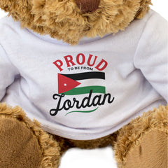 PROUD TO BE FROM JORDAN - Teddy Bear - Cute Cuddly - Jordanian Gift Present
