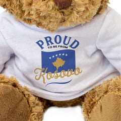 PROUD TO BE FROM KOSOVO - Teddy Bear - Cute Cuddly Soft - Kosovar Gift Present
