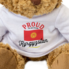 PROUD TO BE FROM KYRGYZSTAN - Teddy Bear - Cute Cuddly - Kyrgyz Gift Present