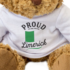 PROUD TO BE FROM LIMERICK - Teddy Bear - Ireland County Limerick Gift Present