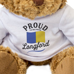 PROUD TO BE FROM LONGFORD - Teddy Bear - Ireland County Longford Gift Present