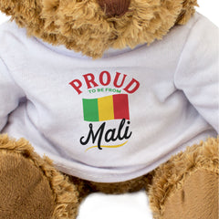 PROUD TO BE FROM MALI - Teddy Bear - Cute Cuddly - Malian Gift Present