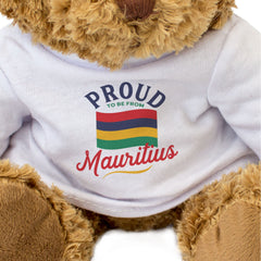 PROUD TO BE FROM MAURITIUS - Teddy Bear - Cute Cuddly - Mauritian Gift Present