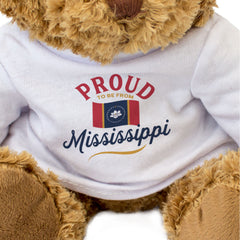 PROUD TO BE FROM MISSISSIPPI - Teddy Bear - Cute Cuddly Soft - Gift Present