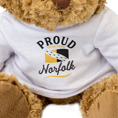 PROUD TO BE FROM NORFOLK - Teddy Bear - Cute Cuddly Soft Adorable - Gift Present